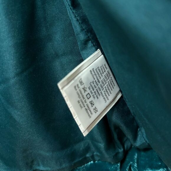 Kids Teal Puffer Jacket - Picture 6 of 6